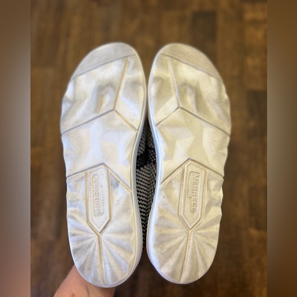 Merrill Women’s Around Town City Lace Knit Sneakers Black & White Size 8 - Picture 9 of 10